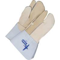 Gants &agrave; trois doigts en cuir, Cuir fleur de vache, Taille 11 Helyx Safety & Industrial Supplies