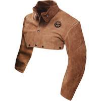 Plastron &agrave; manches en cuir de qualit&eacute; standard, T-Grand, Brun Helyx Safety & Industrial Supplies