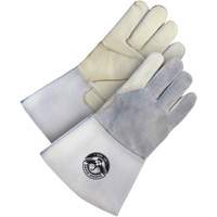 Gander Brand Utility Grain Leather Welder Gloves, Grain Cowhide, Size Large Helyx Safety & Industrial Supplies