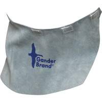 Casque de soudage &agrave; bavette en cuir refendu de marque Gander, Gris perle Helyx Safety & Industrial Supplies