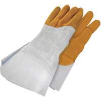 Gander Brand Reverse Grain TIG Welder Gloves, Grain Deerskin, Size 10 Helyx Safety & Industrial Supplies