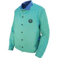 Gander Brand Banox&reg; FR Full Jacket, Cotton/Leather, 2X-Large, Green Helyx Safety & Industrial Supplies