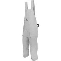 Tablier de soudage en cuir, Salopette &agrave; jambes fendues, Gris perle Helyx Safety & Industrial Supplies