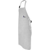 Tablier de soudage en cuir, Salopette, 52" lo, Gris perle Helyx Safety & Industrial Supplies