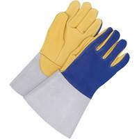 TIG Welder Gloves with 5.5" Cuff, Grain Deerskin, Size 10 Helyx Safety & Industrial Supplies