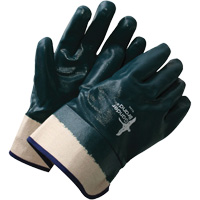 Gants enduits Deny avec poignet de s&eacute;curit&eacute;, Taille unique, R&ecirc;vetement Nitrile, Enveloppe en Coton Helyx Safety & Industrial Supplies