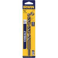 Foret court &agrave; usage intensif, Acier rapide au cobalt, 1/2", 6" lo, 1-1/2" Cannelure, 135° Angle Helyx Safety & Industrial Supplies