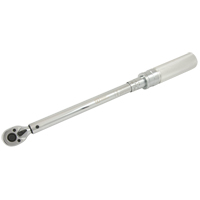 Heavy-Duty Micro-Adjustable Torque Wrench, Click, 3/8" Square Drive, 10 - 100 ft-lbs. Helyx Safety & Industrial Supplies