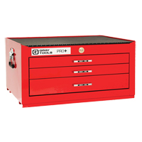 Coffre interm&eacute;diaire de s&eacute;rie PRO+, 26" la, 3 tiroirs, Rouge Helyx Safety & Industrial Supplies