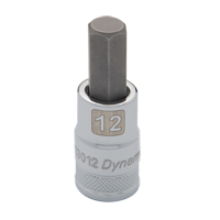 Douille &agrave; embout m&eacute;trique standard, 12 mm x 2,44" lo, Prise 1/2" Helyx Safety & Industrial Supplies