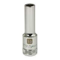 Douille m&eacute;trique, 10 mm, Prise 1/2", 12 pans, Profond Helyx Safety & Industrial Supplies