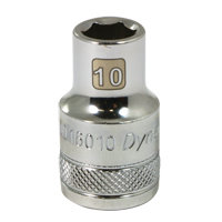 Douille m&eacute;trique, 10 mm, Prise 1/2", 6 pans Helyx Safety & Industrial Supplies