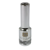 Douille SAE, 3/8", Prise 1/2", 6 pans, Profond Helyx Safety & Industrial Supplies