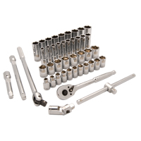 Jeu de douilles m&eacute;triques, 43 Mcx, Prise de 1/2", Profond Helyx Safety & Industrial Supplies