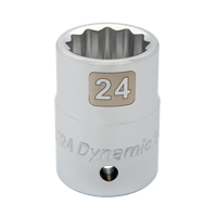 Douille m&eacute;trique, 19 mm, Prise 3/4", 12 pans Helyx Safety & Industrial Supplies