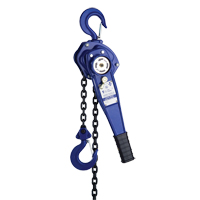 Lever Hoist with 3' Chain, 3' Lift, 500 lbs. (0.25 tons) Capacity Helyx Safety & Industrial Supplies
