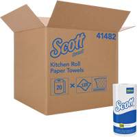 Rouleau de chiffons de cuisine Scott, 1 Pli, 128 Feuilles/rouleau, 11" la, 8,78" lo Helyx Safety & Industrial Supplies