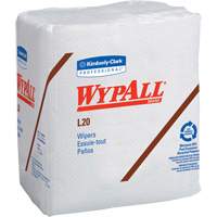 Serviettes jetables L20 WypAll, Tout usage, 12-1/2" lo x 12" la Helyx Safety & Industrial Supplies