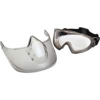 Lunettes de s&eacute;curit&eacute; Capstone Shield avec &eacute;cran facial amovible, Lentille Transparent, Antibu&eacute;e, Ventilation Directe/Ferm&eacute; Helyx Safety & Industrial Supplies