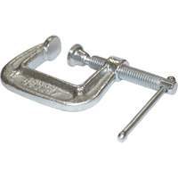 Serre-joint en C de s&eacute;rie l&eacute;g&egrave;re, Capacit&eacute; de 1" (25 mm), Profondeur de gorge de 1" (25 mm) Helyx Safety & Industrial Supplies