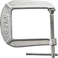 Serre-joint en C de s&eacute;rie l&eacute;g&egrave;re, Capacit&eacute; de 3" (76 mm), Profondeur de gorge de 4-1/2" (114 mm) Helyx Safety & Industrial Supplies