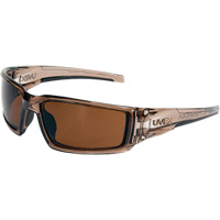 Uvex Hypershock Safety Glasses, Espresso Lens, Anti-Scratch/Polarized, ANSI Z87+ Helyx Safety & Industrial Supplies