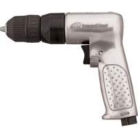 Perceuse pneumatique r&eacute;versible, 4 pi³/min, 1/4" NPTF, 93 dBA, 3/8" mandrin, Sans cl&eacute; Helyx Safety & Industrial Supplies