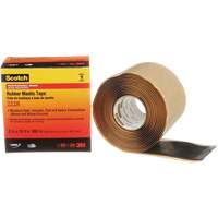 Scotch&reg; Rubber Mastic Tape 2228, 50.8 mm (2") x 3 m (10'), Black Helyx Safety & Industrial Supplies