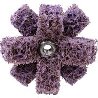 Scotch-Brite Cross Buff, BF-XB, 1-1/2" Dia., Medium Grit, Aluminum Oxide Helyx Safety & Industrial Supplies