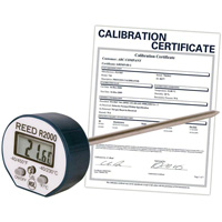 Thermometer with Calibration Certificate, Contact, Digital, -40-450°F (-40-230°C) Helyx Safety & Industrial Supplies