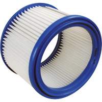 Replacement PET-Fleece Vacuum Filter, Cartridge, Fits 7 US gal. Helyx Safety & Industrial Supplies