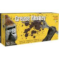 Grease Monkey&reg; Gloves, Large, Nitrile, 8-mil, Powder-Free, Black Helyx Safety & Industrial Supplies