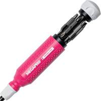 Tournevis multi embouts Original Pink 15-en-1, 8-37/50" lo, Prise Textur&eacute; Helyx Safety & Industrial Supplies