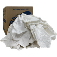 Boîte de chiffons d'essuyage, Blanc, 10 lb Helyx Safety & Industrial Supplies
