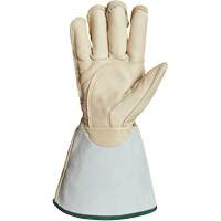 Gants de monteur de lignes pour lhiver avec bandes r&eacute;fl&eacute;chissantes 6" Endura, Moyen, Paume en Cuir de cheval, Doublure en Thinsulate Helyx Safety & Industrial Supplies