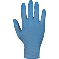 Gants jetables RDNPF KeepKleen, Grand, Nitrile, 4 mils, Sans poudre, Bleu, Classe 2 Helyx Safety & Industrial Supplies