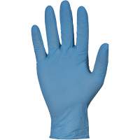 Gants jetables RDNPF KeepKleen, Grand, Nitrile, 4 mils, Sans poudre, Bleu, Classe 2 Helyx Safety & Industrial Supplies