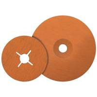Coolcut XX Sanding Disc, Aluminum Oxide/Ceramic, 24, 4-1/2" Dia x 7/8" Arbor Helyx Safety & Industrial Supplies