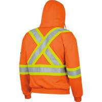 338SF Capuche &agrave; fermeture &eacute;clair ignifug&eacute;e, Hommes, T-Grand, Orange haute visibilit&eacute;, 22 cal/cm² Helyx Safety & Industrial Supplies