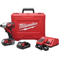 Trousse de tournevis &agrave; percussion hexagonal M18, 1/4", 1500 lb-po Couple max., 18 V, Lithium-ion Helyx Safety & Industrial Supplies