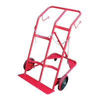Chariot pour bouteilles, Roues Caoutchouc moul&eacute;, Base de 25-1/2"la x 7"lo, 350 lb Helyx Safety & Industrial Supplies