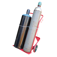 Chariot pour bouteilles, Roues Caoutchouc moul&eacute;, Base de 25-1/2"la x 7"lo, 350 lb Helyx Safety & Industrial Supplies