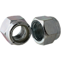 &eacute;crou Nylock, 5/16"-18 dia, Zinc Cr+3, Cors&eacute; Helyx Safety & Industrial Supplies