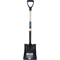 Square Point Shovel, Hardwood, Tempered Steel Blade, D-Grip Handle, 29" Long Helyx Safety & Industrial Supplies