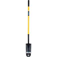 Pelle &agrave; drain, Acier durci, Lame 14" x 6", 46" lo, Manche Droit Helyx Safety & Industrial Supplies