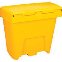 Bacs d'entreposage pour sel & sable, Avec Moraillon, 21" x 27" x 26", 4,24 pi³, Jaune Helyx Safety & Industrial Supplies