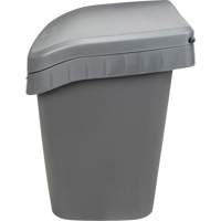 Salt & Sand Storage Bins, With Hasp, 21" x 27" x 26", 4.24 cu. ft., Grey Helyx Safety & Industrial Supplies