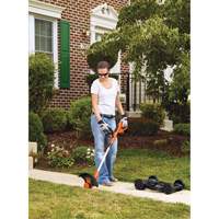 20V Max* Cordless 3-in-1 Compact Mower Kit, Push Walk-Behind, Battery Powered, 12" Cutting Width Helyx Safety & Industrial Supplies
