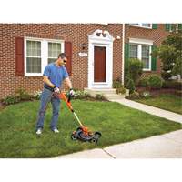 3-in-1 Compact Mower, Push Walk-Behind, Electric, 12" Cutting Width Helyx Safety & Industrial Supplies