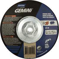 Meule soucoupes Gemini, 7" x 1/4", Arbre 5/8"-11, Oxyde d'aluminium, Type 28 Helyx Safety & Industrial Supplies
